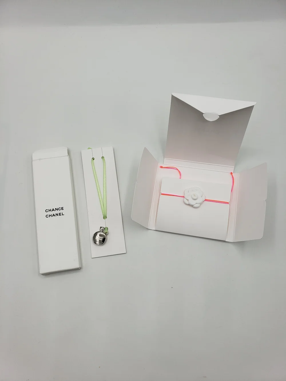 CHANEL Bottle Charm And Camellia Bracelet